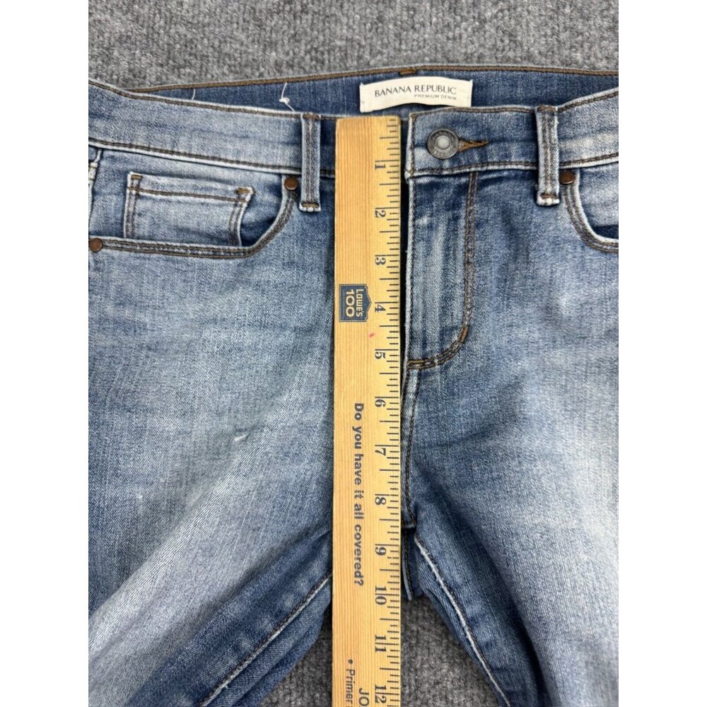 Banana Republic Women’s Skinny‎ Jeans in Faded Blue Wash - Picture 5 of 12